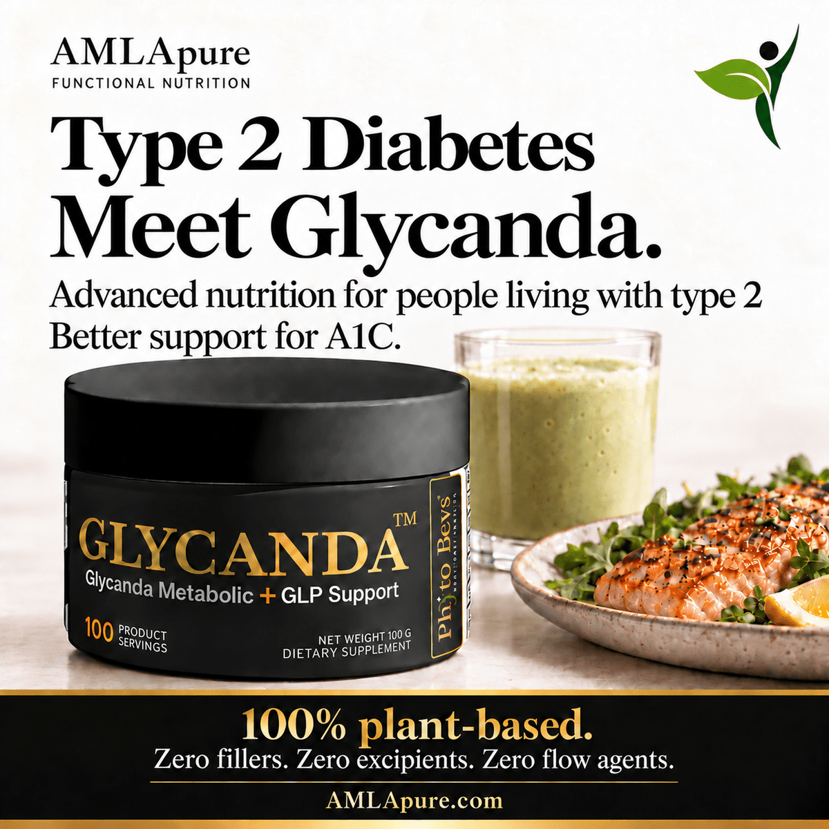 Glycanda™ Organic Wholefoods Metabolic Wellness - AMLApureSuperC