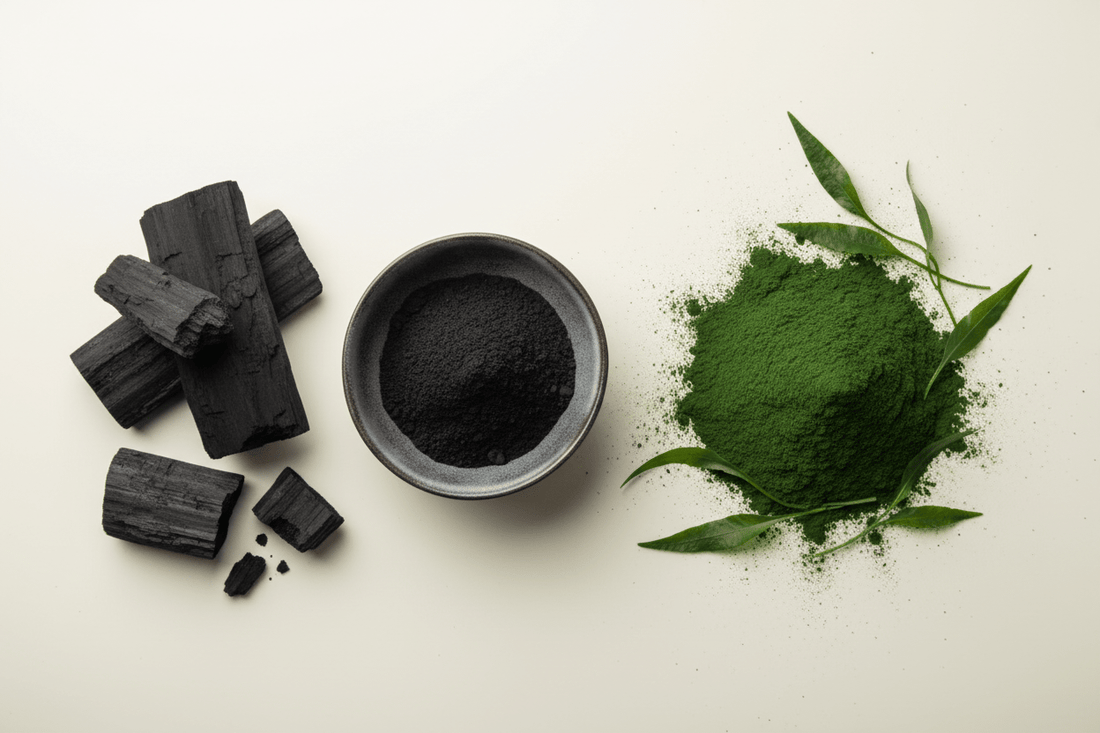 Activated Charcoal vs Chlorella: Which Detox Binder Is Right for You? - AMLApureSuperC