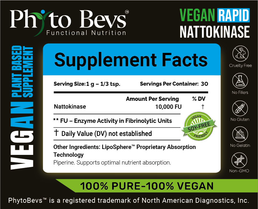 10,000 FU Vegan Nattokinase