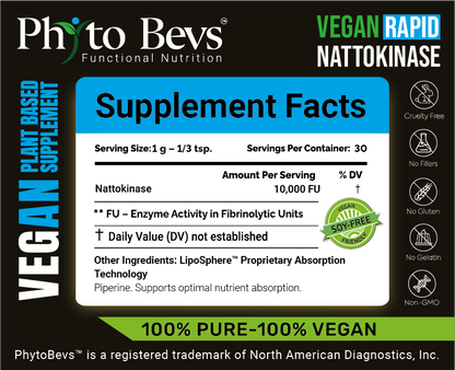10,000 FU Vegan Nattokinase