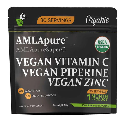 Orange Label AMLApureSuper C™ - 30 servs - Organic Full Spectrum - AMLApureSuperC
