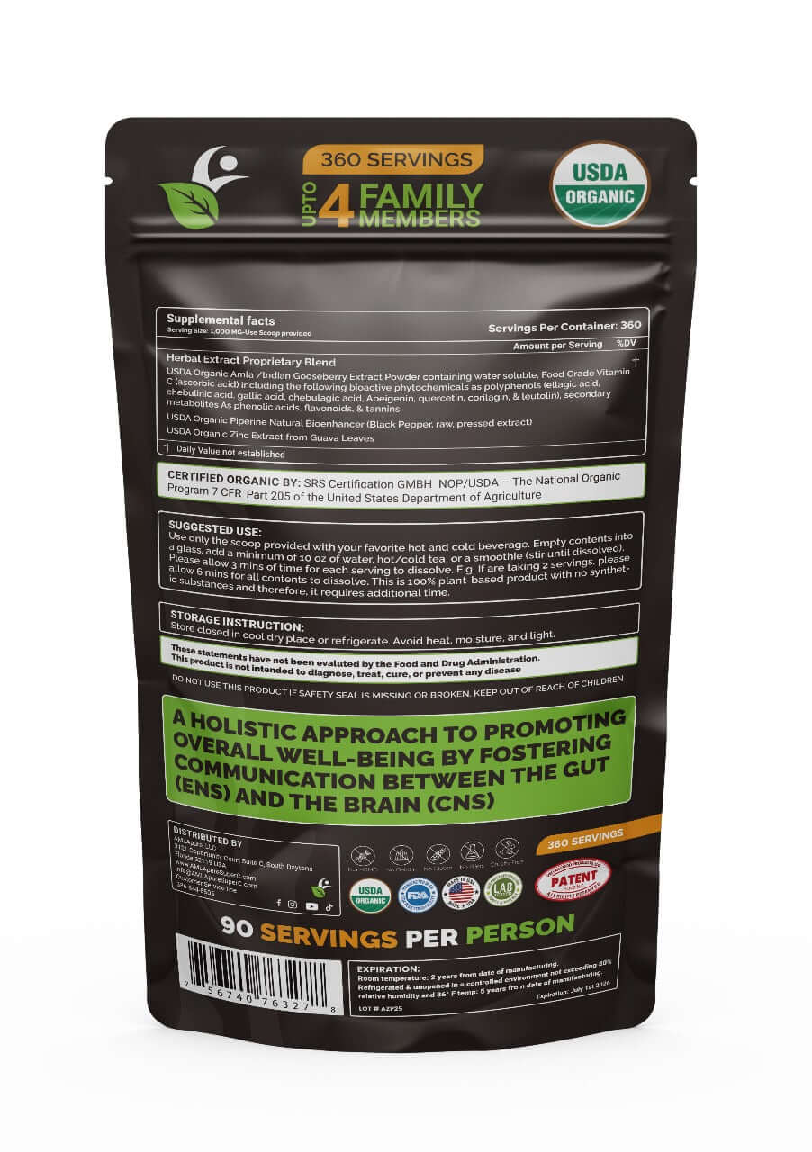 Real Fruit Organic AMLApure™ - 360 servs - AMLApureSuperC